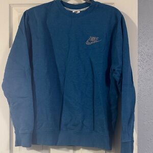 Nike Men's Teal/Blue Crewneck Sweater